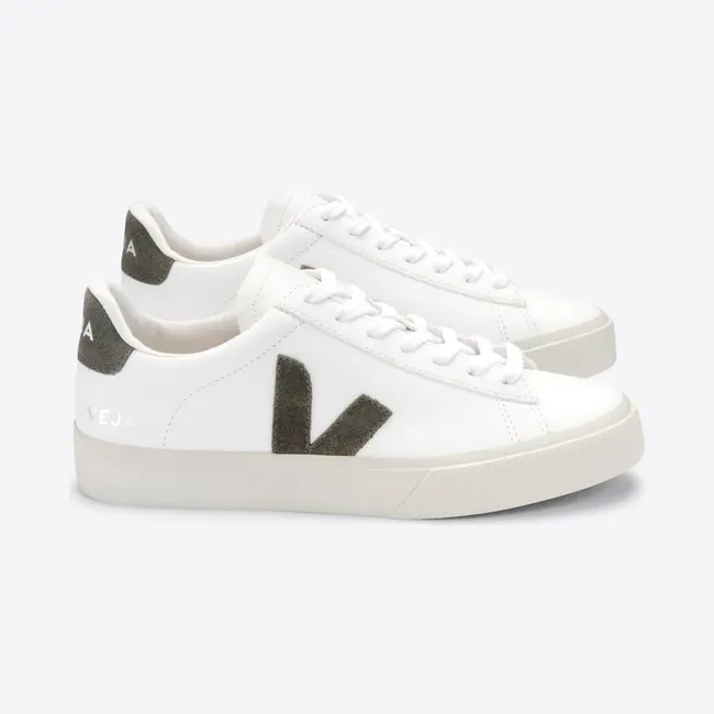 Veja Campo Leather “Sail / Khaki” (CP052347)