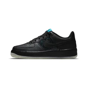 Nike Air Force 1 Low Computer Chip Space Jam (GS) “Black / Light Blue Fury” (DN1434-001)