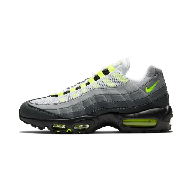 Nike Air Max 95 OG Neon (2020) “Black / Light Graphite / Light Charcoal / Neon Yellow” (CT1689-001)
