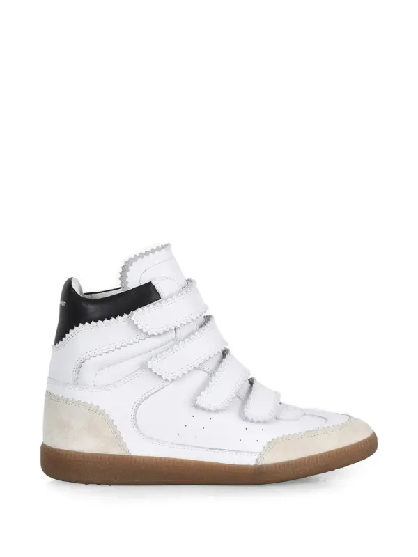 ISABEL MARANT ‘Bilsy’ High-Top-Sneakers mit verstecktem Wedge-Absatz – Schwarz (BK0015FAA1E21S)