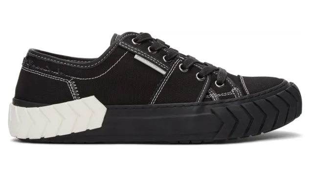both Black Deconstruct Tyres Sneakers (TYL104-MF402-01090)