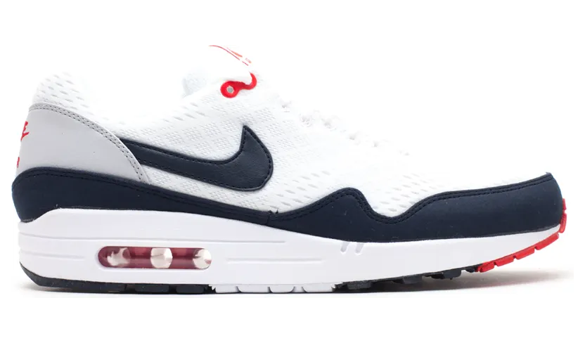 Nike Air Max 1 EM White Dark Obsidian University Red