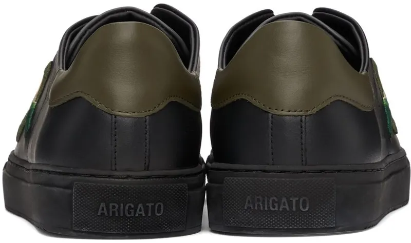 Axel Arigato Black & Khaki Clean 90 Triple Bee Bird Sneakers (28662)