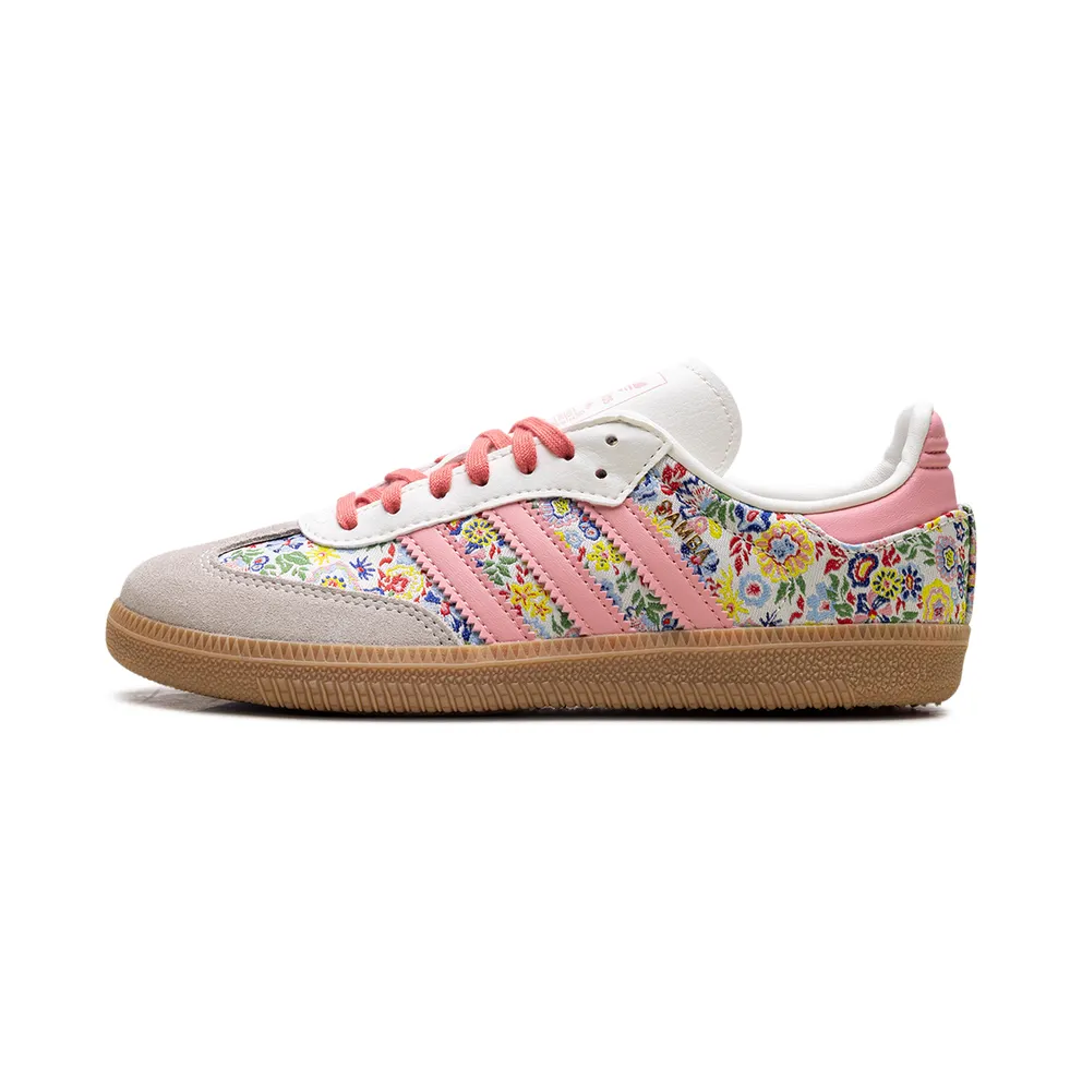 Adidas Samba OG x Liberty London Kids Multicolor / Beige / Pink / Gum (JI0281)