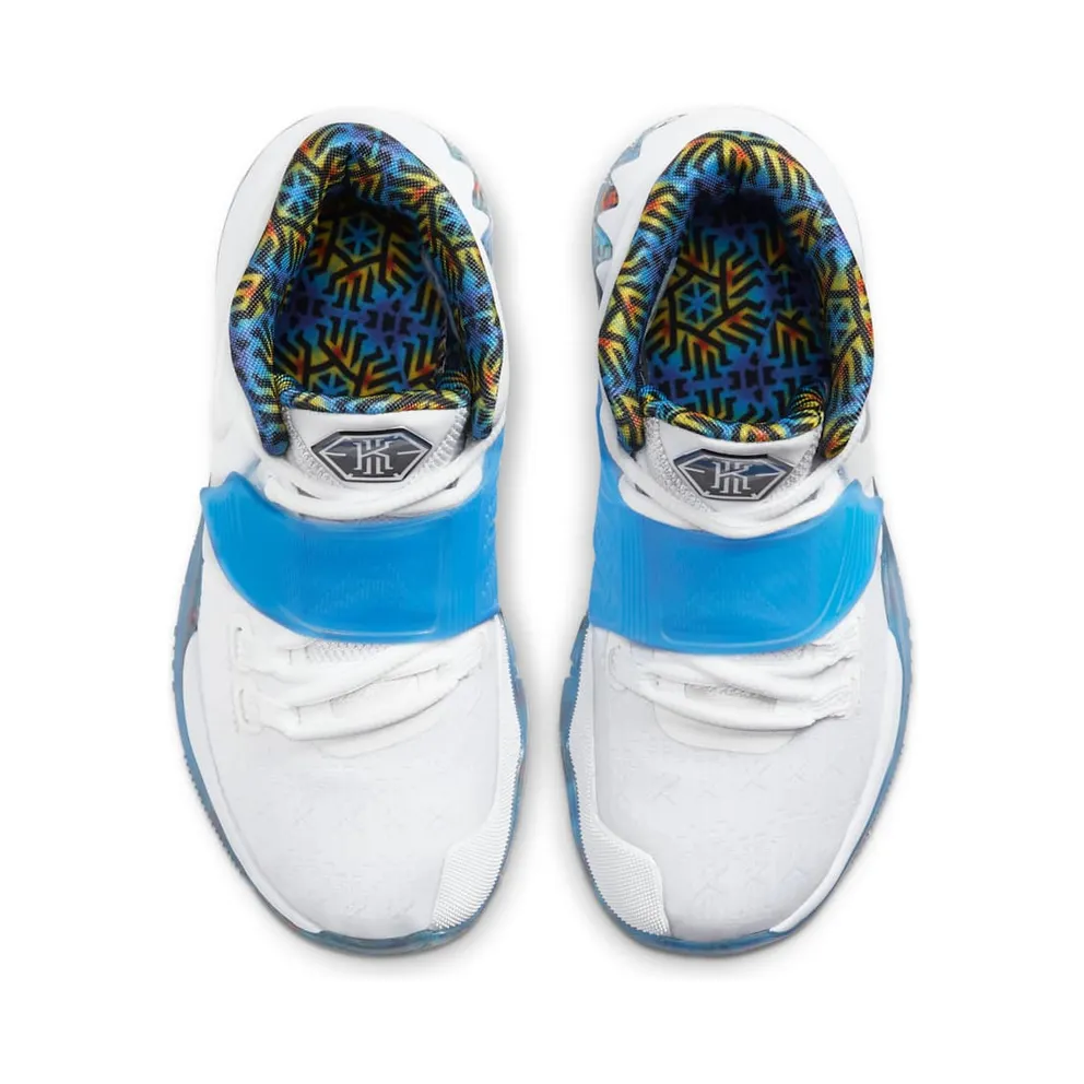 Nike Kyrie 6 White Sapphire Crimson (PS) White/White-Sapphire-Laser Crimson (BQ5600-146)