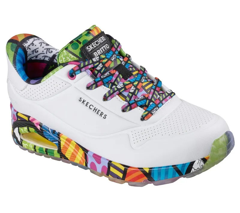 Skechers Slip-ins Britto: UNO – Britto Landscape Sneaker White