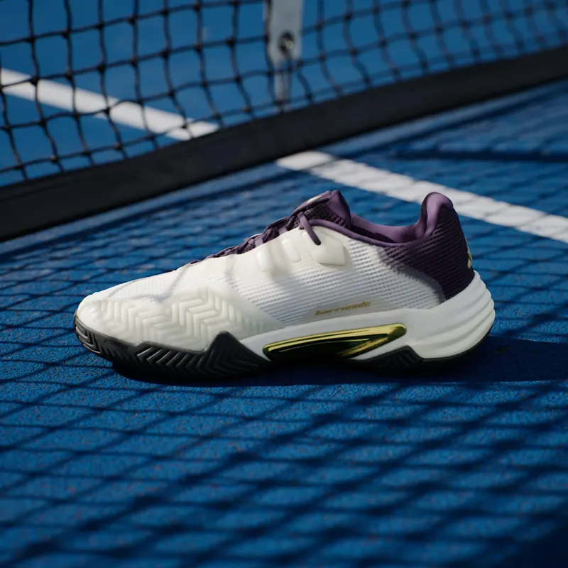 adidas Barricade 13 Core White Core Black Aurora Plum (JR1499)