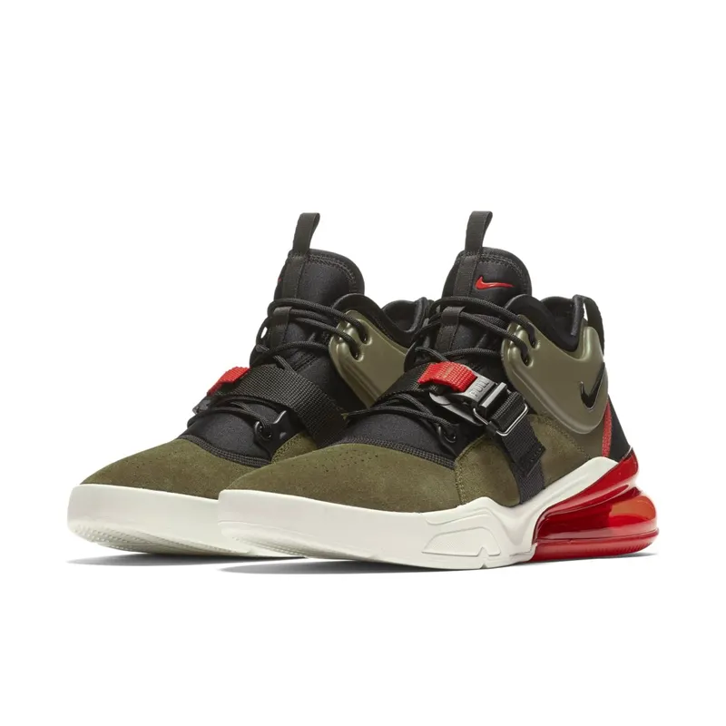 Nike Air Force 270 Medium Olive/Challenge Red Medium Olive/Black-Challenge Red-Sail (AH6772-200)