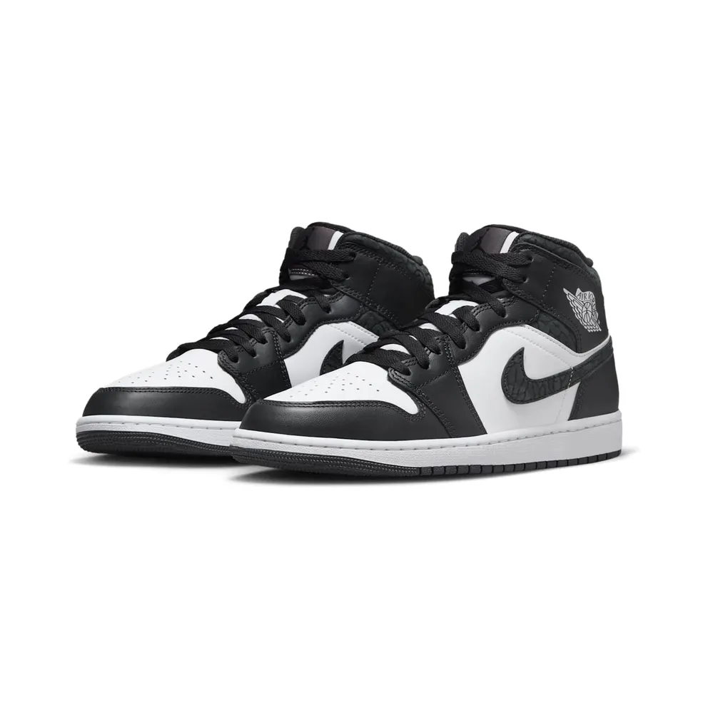 Nike Air Jordan 1 Mid SE Elephant Print Black (FB9911-001)