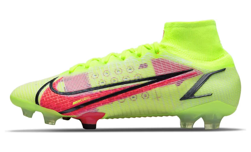 Nike Mercurial Superfly 8 Elite FG Volt Black Bright Crimson (CV0958-760)