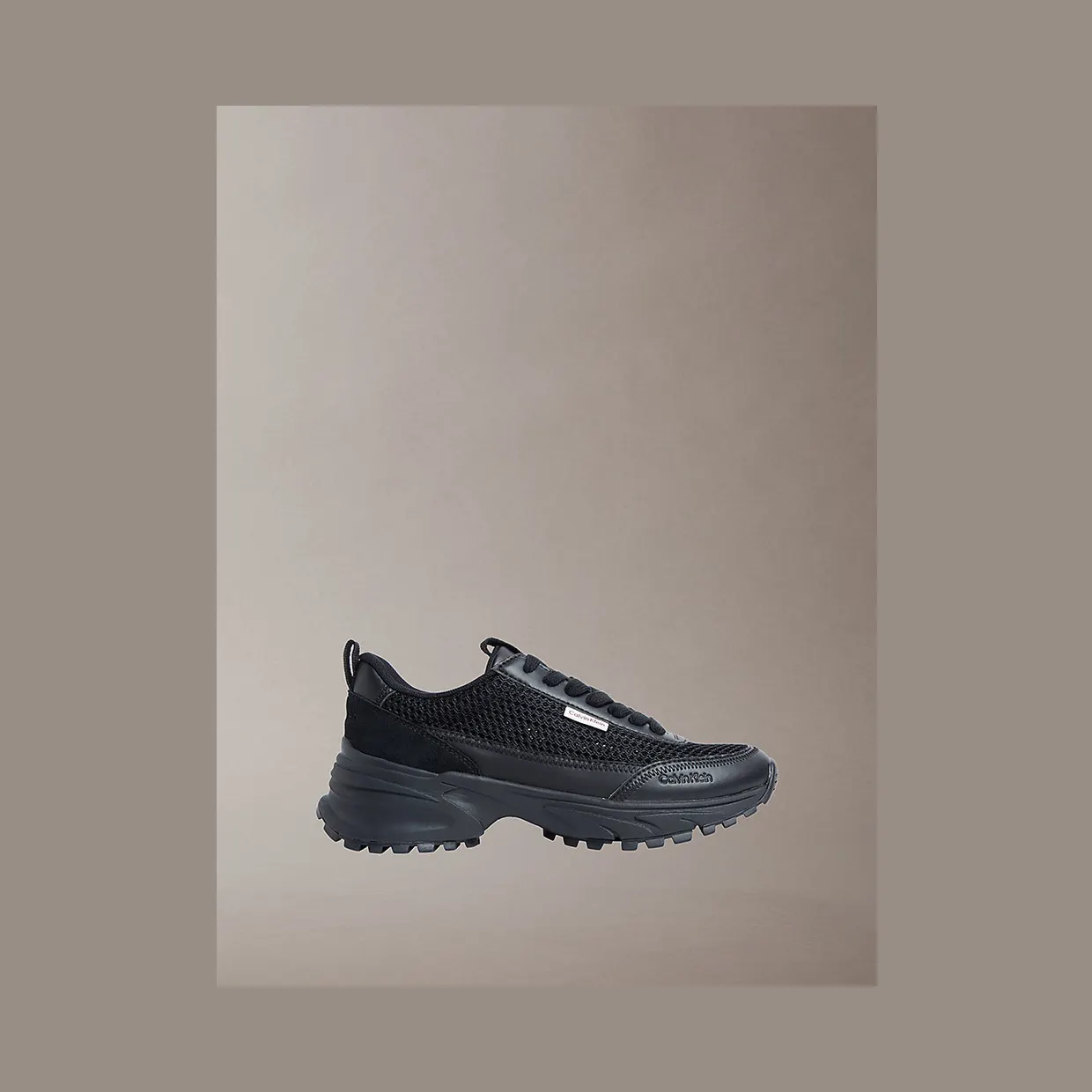 Calvin Klein Trailblazer — Mesh Mix Runner “TRIPLE BLACK” (HW0HW030000GJ)