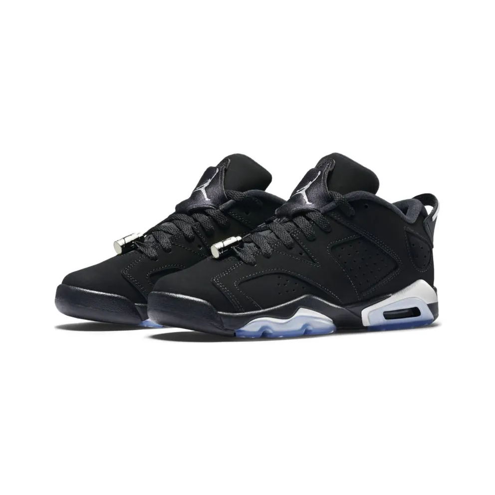 Jordan 6 Retro Chrome 2015 (GS) Black/Metallic Silver-White (768881-003)
