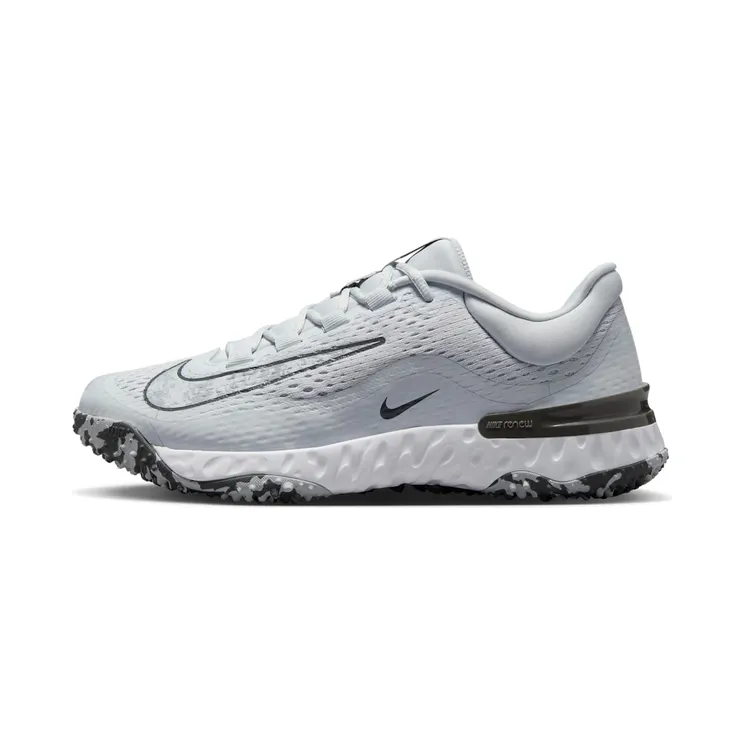Nike Alpha Huarache Elite 4 Turf Pure Platinum Iron Grey White Wolf Grey (DV0496-002)