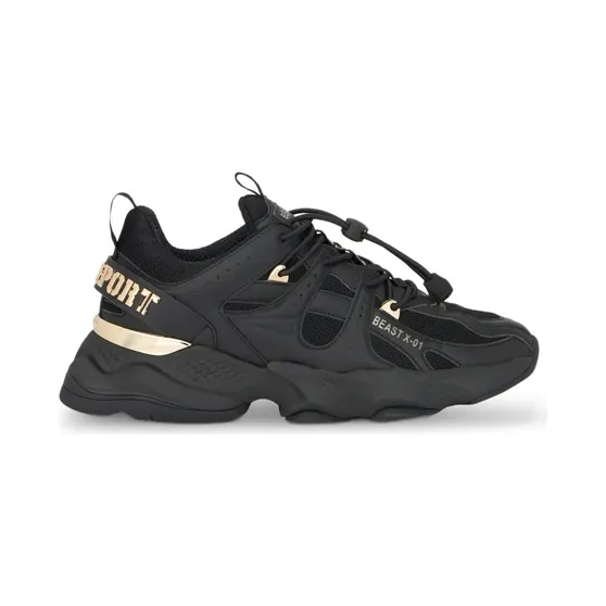Plein Sport Runner Beast X-01 met vlakken “Black” (SAFSUSC0929STE003N)
