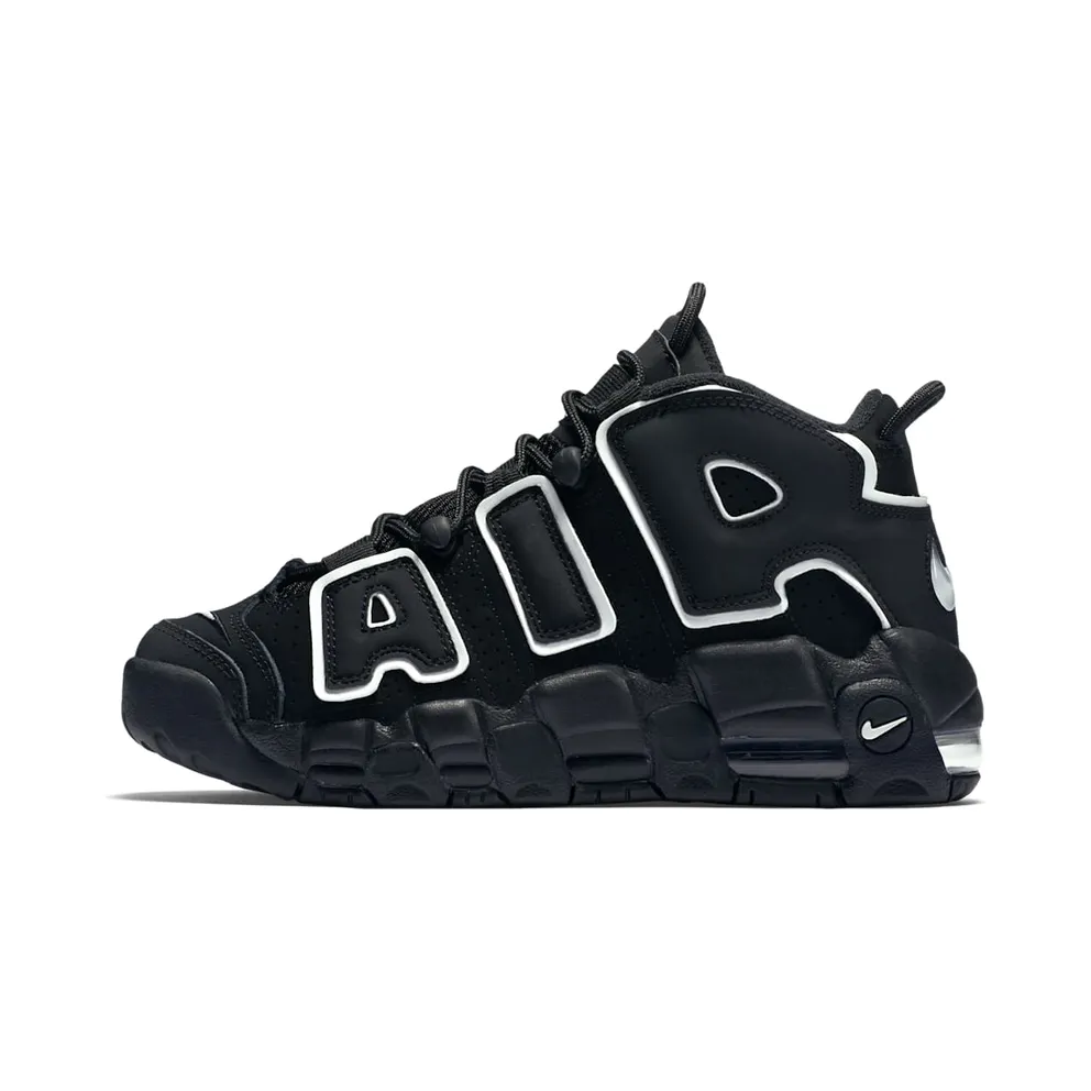 Nike Air More Uptempo Black White 2016 (GS)