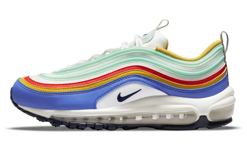 Nike Air Max 97 Sapphire Pistachio Frost Obsidian (W) (DH5724-100)