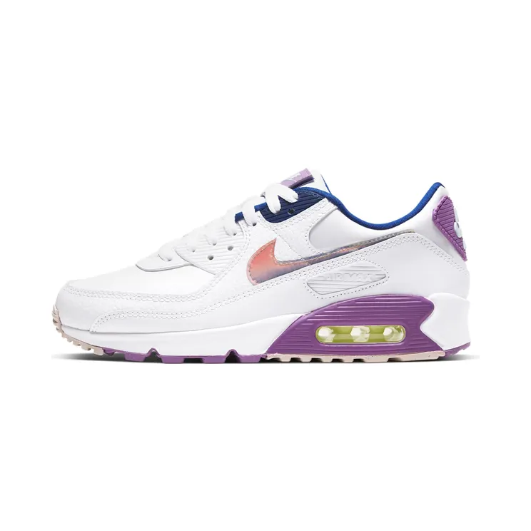 Nike Air Max 90 Easter (2020) “White / Purple Nebula / Barely Volt / Multi-Colour” (CJ0623-100)