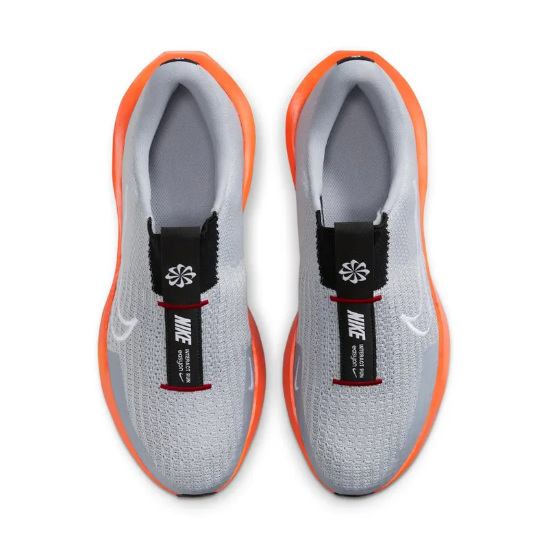 Nike Interact Run EasyOn Wolf Grey Safety Orange University Red White (FV5590-003)