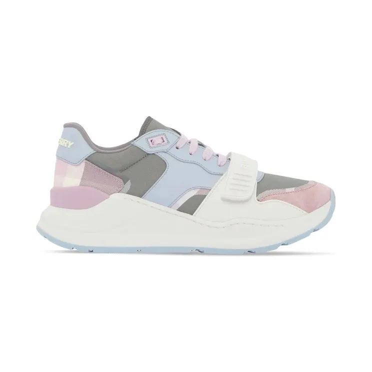 Burberry Ramsey Light Blue Pink Suede (Women) (8055914)