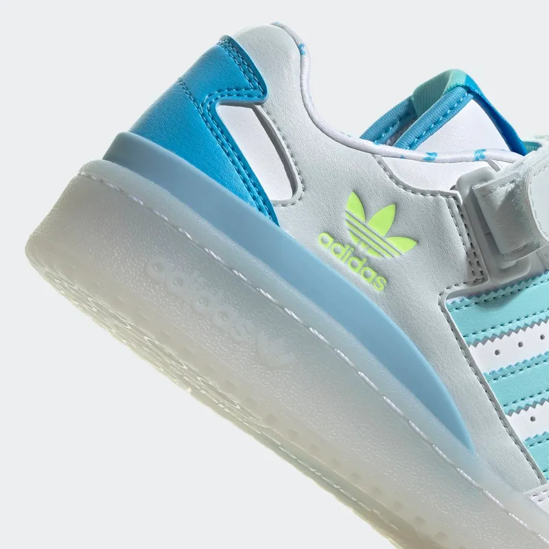 Adidas Forum Low Cloud White / Sky Rush / Clear Aqua (GZ0799)