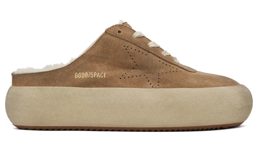 Golden Goose Brown Space-Star Sabot Sneakers (GWF00321.F002997.55353)