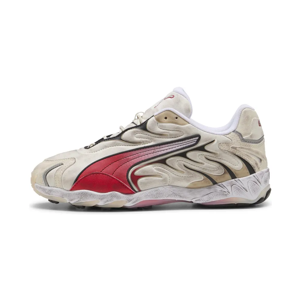 Puma Inhale Distressed “Alpine Snow / For All Time Red” (404532_02)