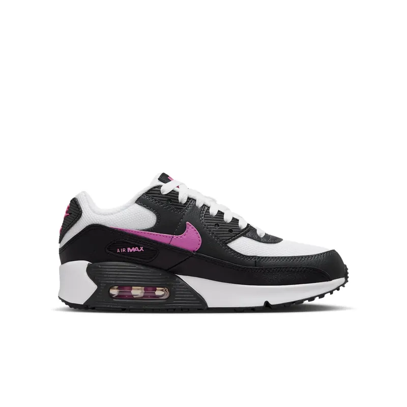 Nike Air Max 90 White/Black/Anthracite/Playful Pink (IQ0098-104)