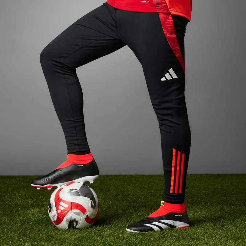 adidas Predator League LL FG Core Black Cloud White Solar Red (IG7768)