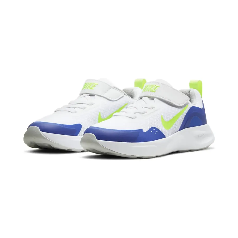 Nike WearAllDay “White / Game Royal / Grey Fog / Volt” (CJ3817-104)
