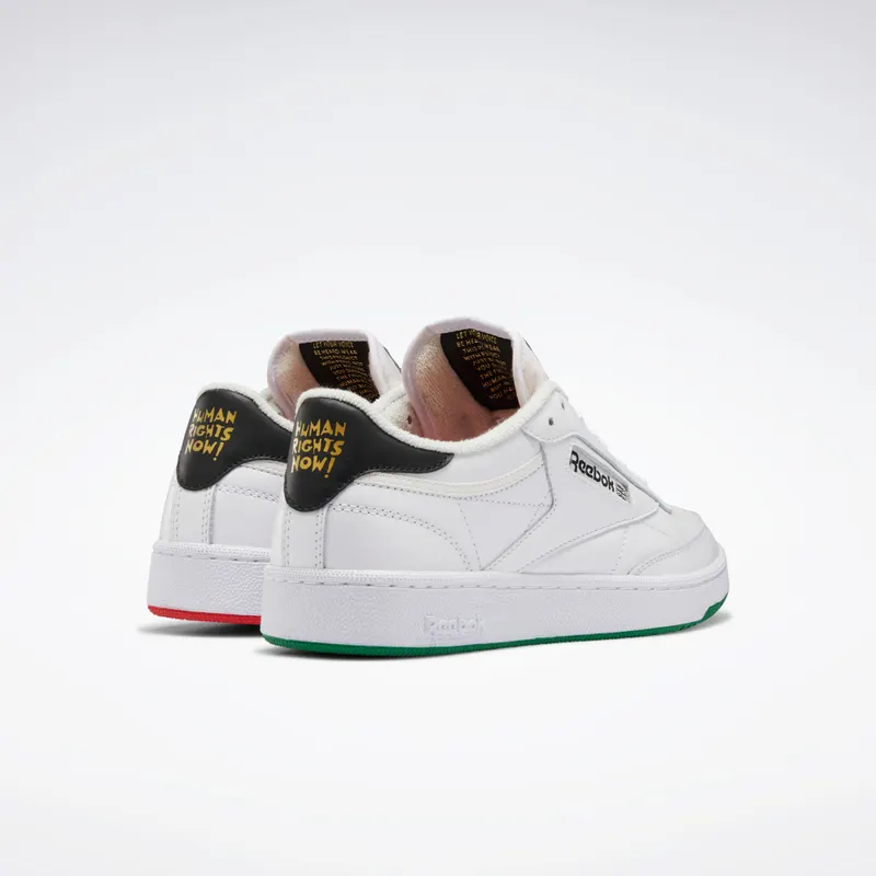 Reebok Human Rights Now! Club C 85 Shoes Cloud White / Chalk / Vector Red
