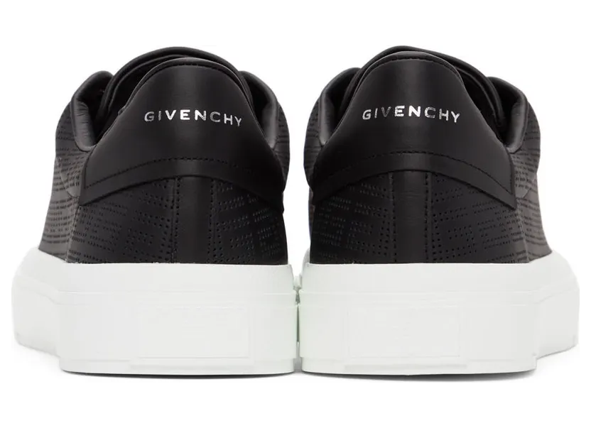 Givenchy Black 4G Perforated Sneakers (BH005VH13G) (4)