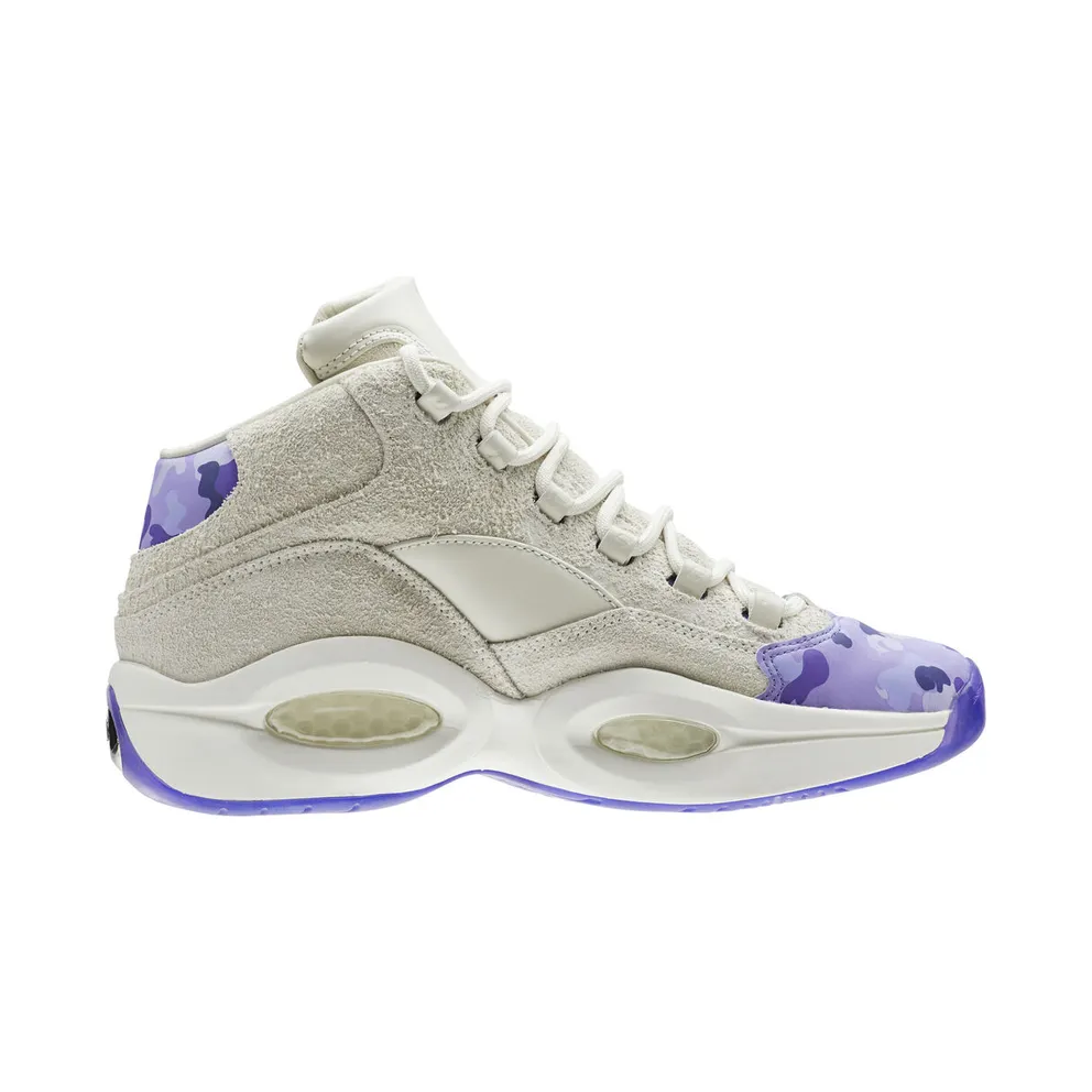 Reebok Question Mid Cam’Ron Chalk/Lush Orchid-Purple (Other Brands Reebok)