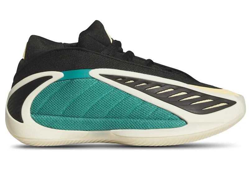 adidas Anthony Edwards 2 J “Equipment Green / Core Black / Warm Vanilla” (JQ2053)