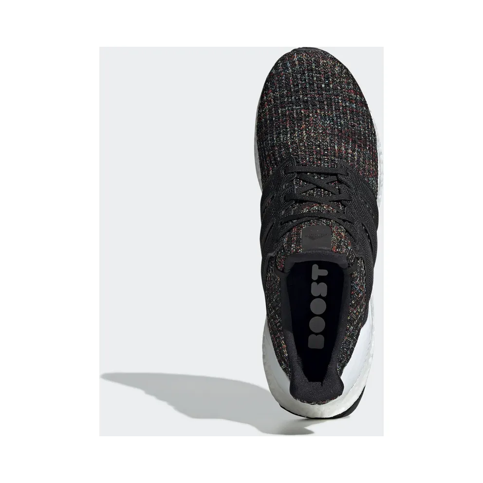adidas Ultra Boost 4.0 Black Multi-Color White Heel Cage Core Black/Core Black/Active Red (F35232)