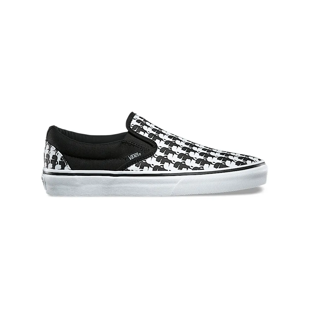 Vans Classic Slip-On Karl Lagerfeld Black White (VN0A38F7OEK)