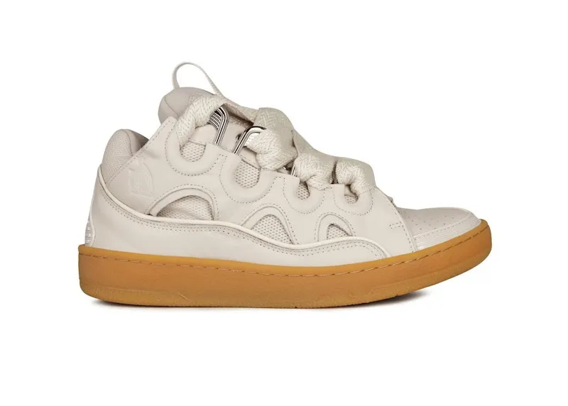 Lanvin Curb Sneaker Chalk (FW-SKDK02-NAPA-E23)