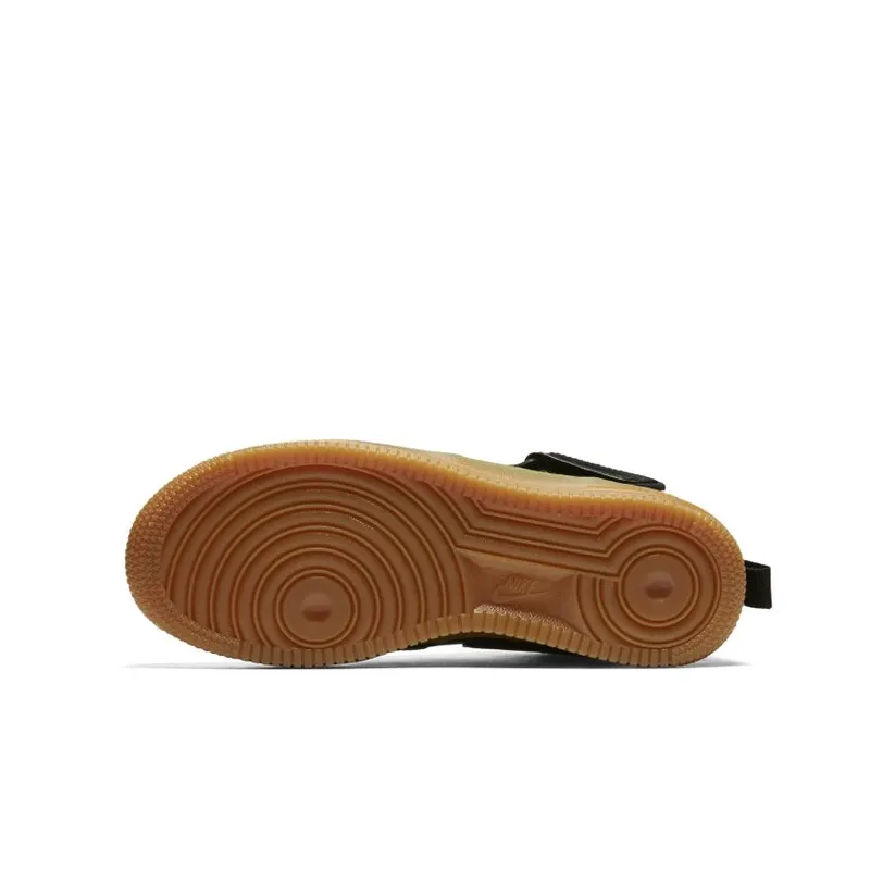 Nike Air Force 1 Mid Black Gum Volt (GS) Black/Black-Gum Light Brown-Volt (820342-004)