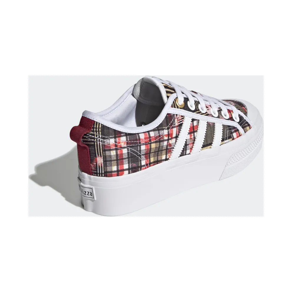 adidas HER Studio London Nizza Platform Multicolor / Cloud White / Collegiate Burgundy (H00530)