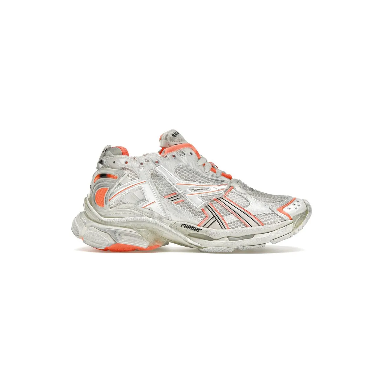 Balenciaga Runner Trainer Fluo Orange (677403W3RBM9770)