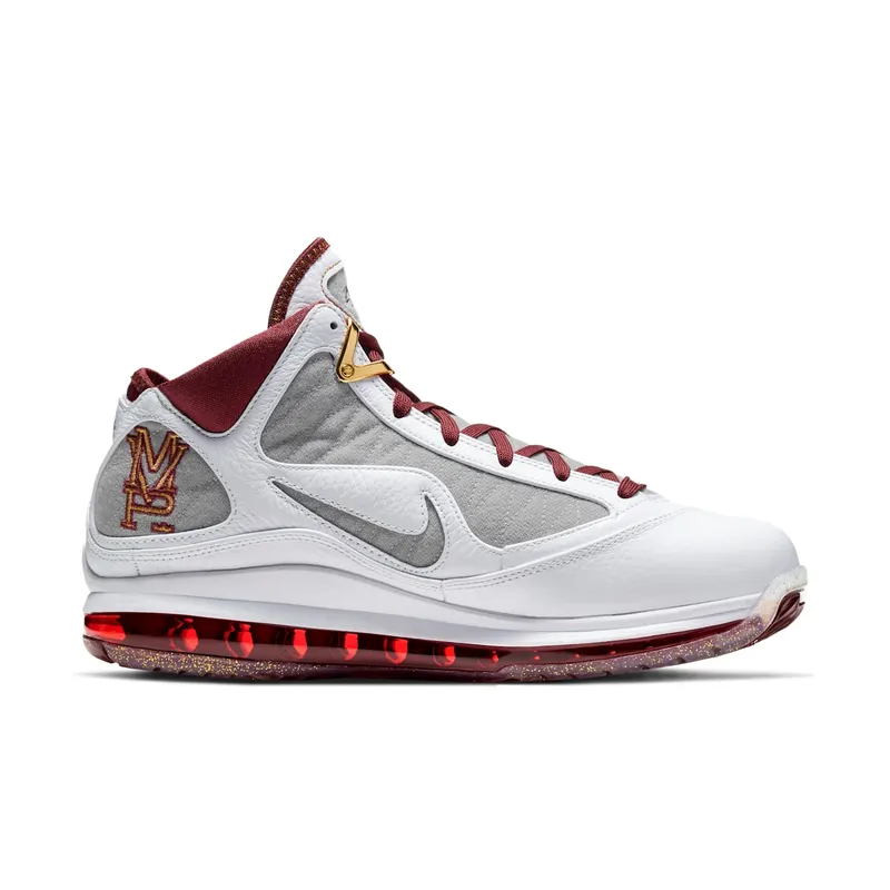 Nike LeBron 7 MVP (2020) White/Bronze-Team Red-Wolf Grey (CZ8915-100)