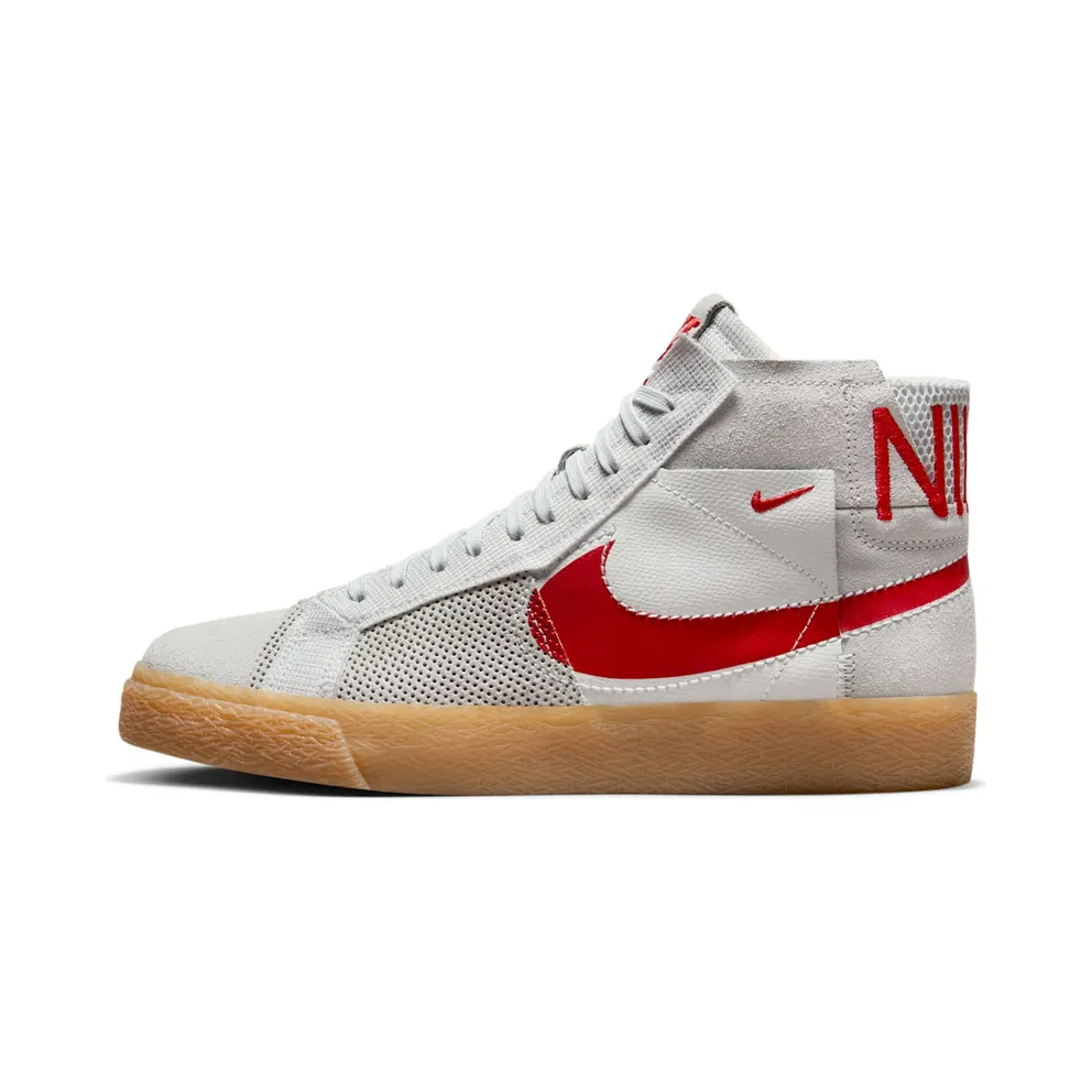 Nike SB Zoom Blazer Mid Premium Deconstructed White University Red Gum (FD5113-100)