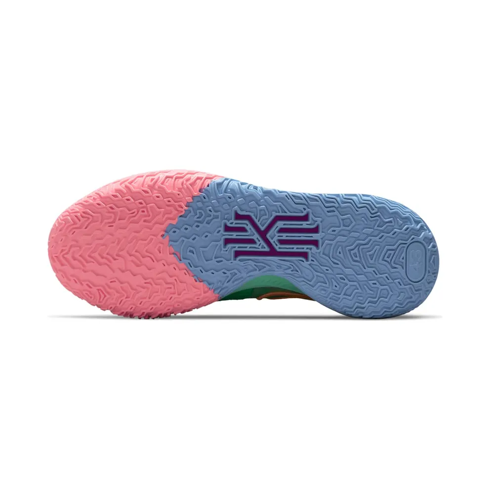 Nike Kyrie Low 4 “Green Glow / Red Plum / Metallic Gold / Atomic Orange” (CW3985-300)