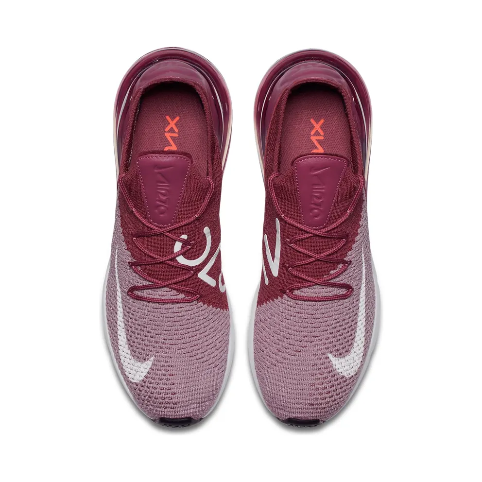 Nike Air Max 270 Flyknit Plum Fog Plum Fog/White-Vintage Wine-Total Crimson (AO1023-500)