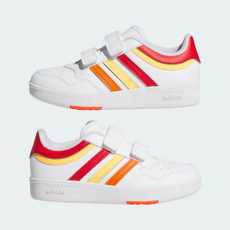 Adidas Hoops 4.0 Cloud White / Better Scarlet / Flash Orange (JQ7866)