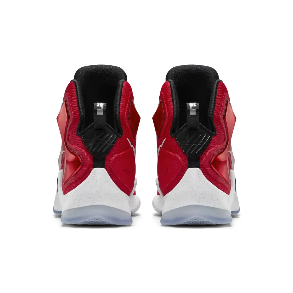 Nike LeBron 13 Away University Red/White-Black-Laser Orange (807219-610)