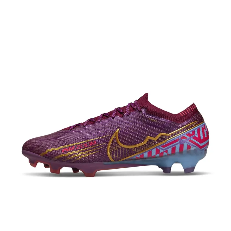 Nike Zoom Mercurial Vapor 15 Elite KM FG Cleats “Mbappe Dark Beetroot” (DR9996-694)