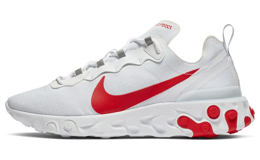 Nike React Element 55 SE SU19 White University Red (BQ6167-102)