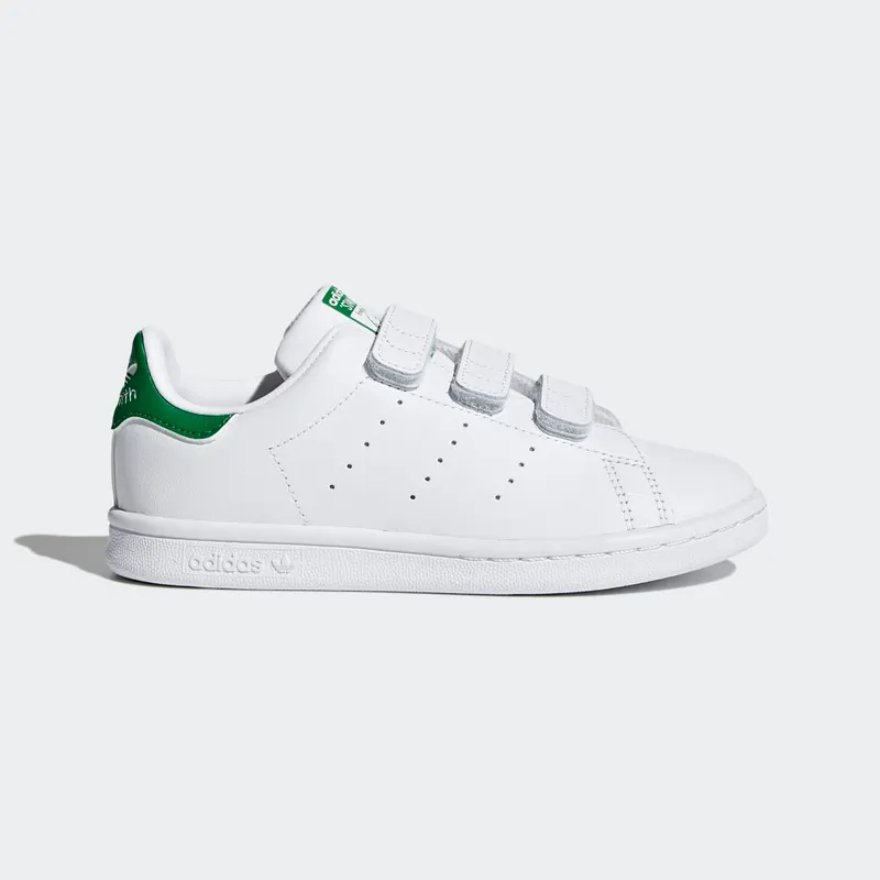 Adidas Stan Smith CF Velcro PS ‘White Green’ Running White Ftw / Running White / Fairway (M20607)