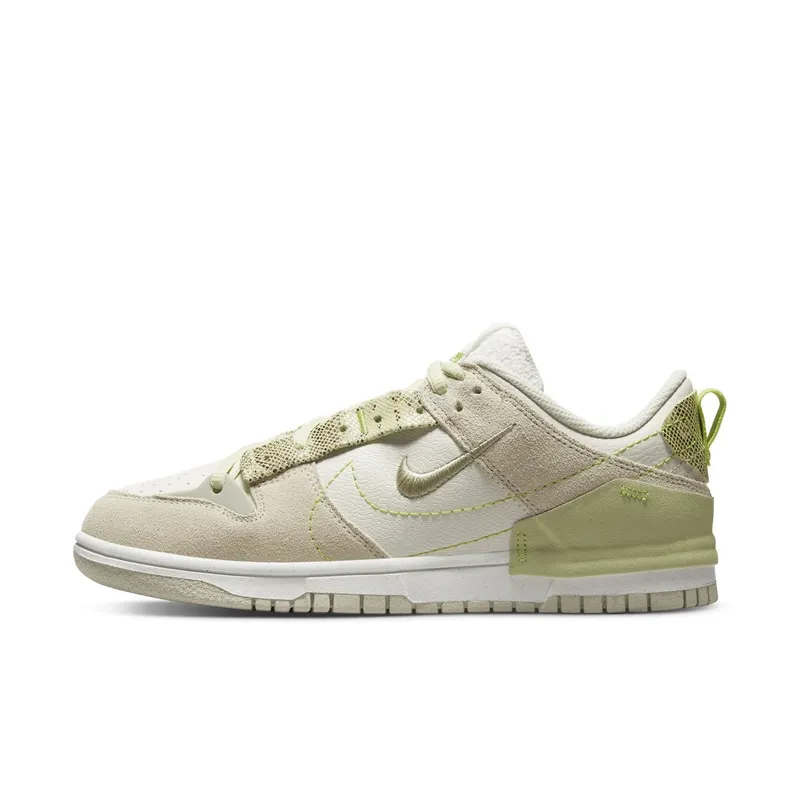 Nike Dunk Low Disrupt 2 Green Snake – “Phantom / Olive Aura / Vivid Green / Light Stone” (DV3206-001)