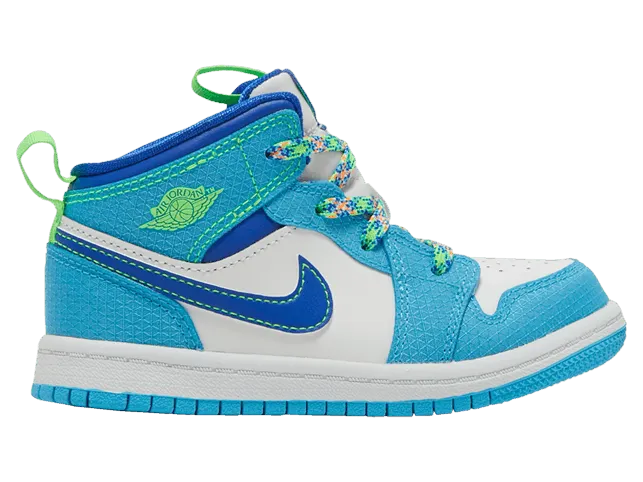 Jordan 1 Mid Powder Blue Racer Blue (TD) (DA8013-400)